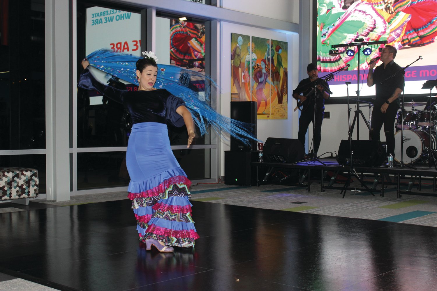 A highlight of the Hispanic Festival was the demonstration of traditional dances.